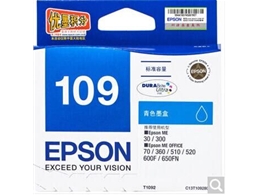 爱普生 T1092青色墨盒 Epson ME30 600F 650FN ME300 1100